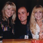 Con Margo Rochelle e Carlene Carter (1997)